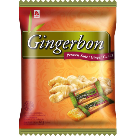 Cukierki imbirowe Ginger Bonbons - miękkie 125g Gingerbon