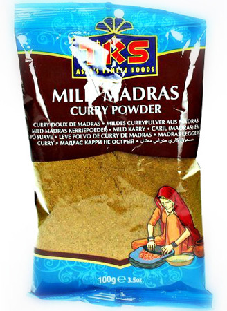 Curry Madras łagodne 100g TRS