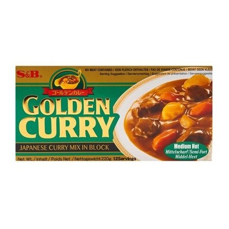Golden Curry 220g S&B średnio ostre