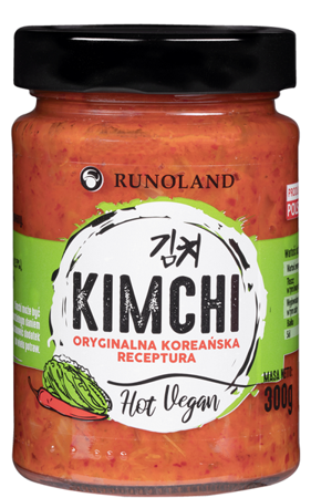 Kimchi Vegan ostre, pasteryzowane 300g Runoland