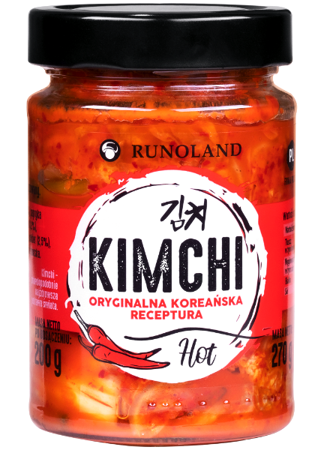 Kimchi ostre, pasteryzowane 300g Runoland