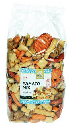 Krakersy ryżowe Arare, snack miks Yamato 300g Golden Turtle Brand