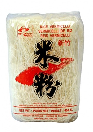 Makaron Vermicelli - cienkie nitki - ryżowy 454g Farmer