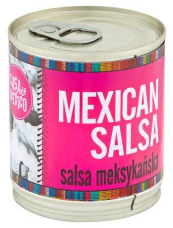 Salsa meksykańska czerwona 215g Casa de Mexico