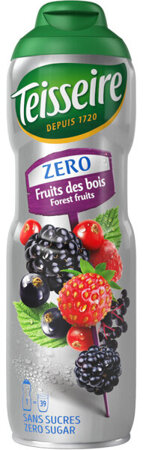 Syrop owoce leśne Zero cukru 600ml Teisseire